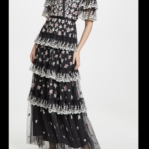 BHLDN Needle & Thread Dress fits size US 4 $669 - Picture 3 of 10